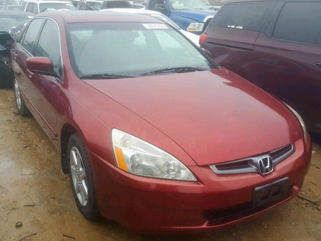 1HGCM66583A081496 - 2003 HONDA ACCORD MAROON photo 1