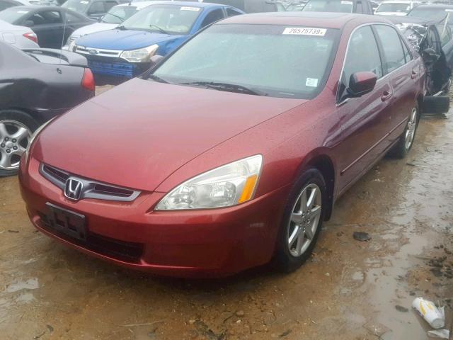 1HGCM66583A081496 - 2003 HONDA ACCORD MAROON photo 2