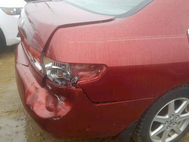 1HGCM66583A081496 - 2003 HONDA ACCORD MAROON photo 9