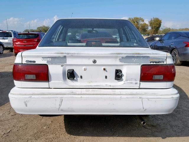 1Y1SK5466NZ053900 - 1992 GEO GEO PRIZM WHITE photo 9