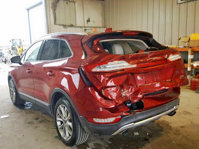 5LMCJ2C90GUJ03124 - 2016 LINCOLN MKC SELECT RED photo 3