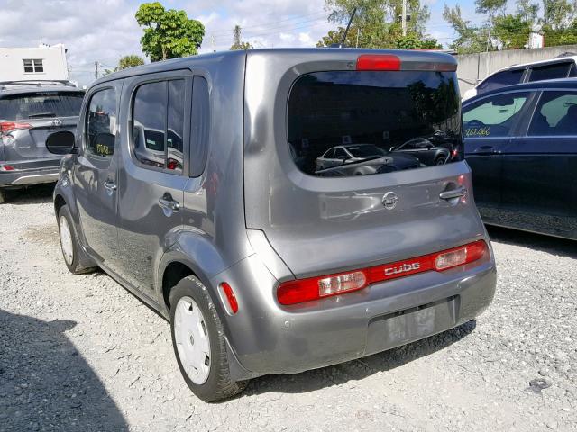 JN8AZ28R89T116295 - 2009 NISSAN CUBE BASE GRAY photo 3