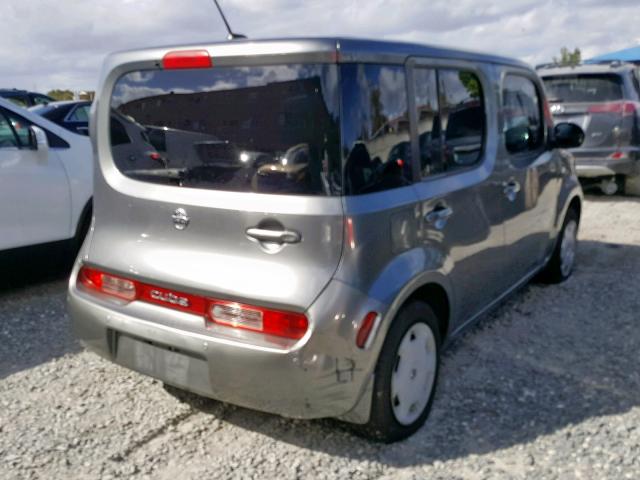 JN8AZ28R89T116295 - 2009 NISSAN CUBE BASE GRAY photo 4