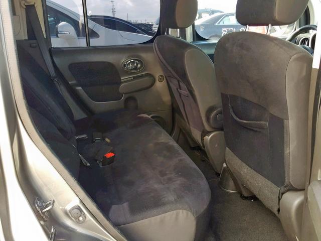 JN8AZ28R89T116295 - 2009 NISSAN CUBE BASE GRAY photo 6