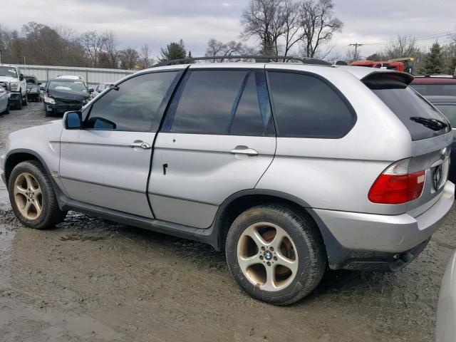 WBAFA53511LH78013 - 2001 BMW X5 3.0I SILVER photo 3