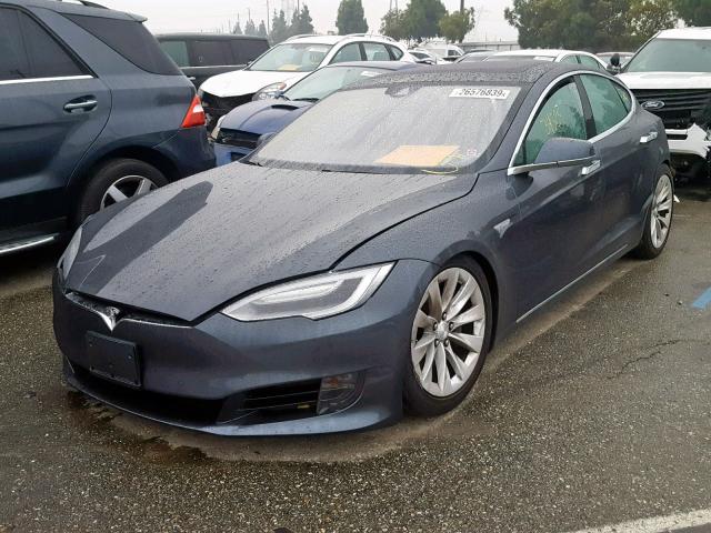 5YJSA1E1XGF145880 - 2016 TESLA MODEL S Մոխրագույն լուսանկար 2