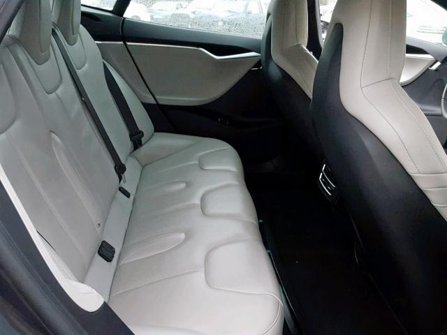 5YJSA1E1XGF145880 - 2016 TESLA MODEL S Մոխրագույն լուսանկար 6