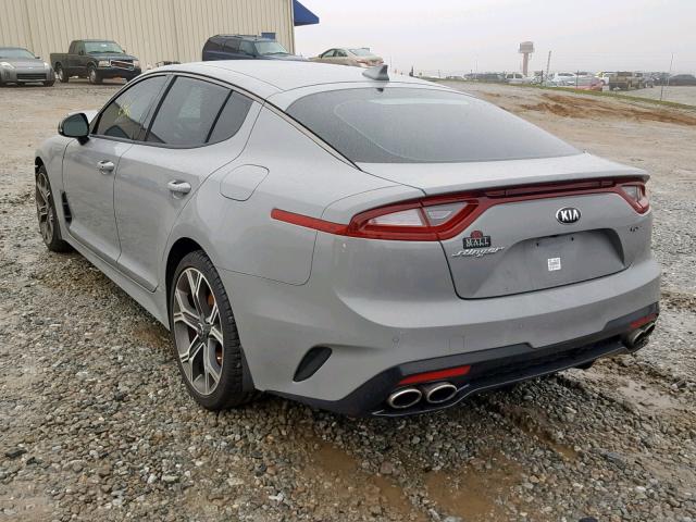 KNAE35LC3J6033697 - 2018 KIA STINGER GT GRAY photo 3