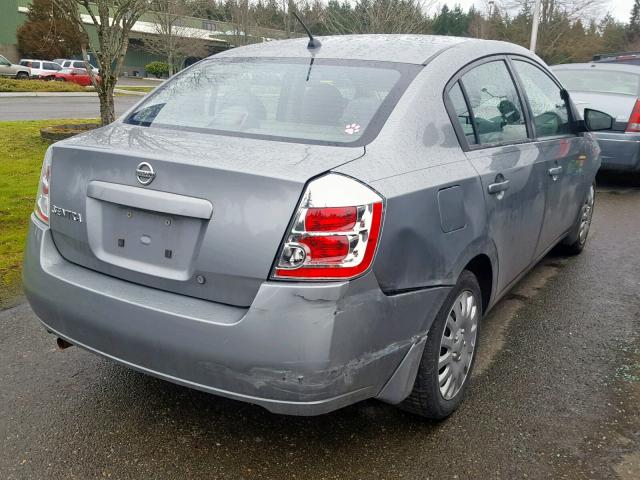 3N1AB61E68L695517 - 2008 NISSAN SENTRA 2.0 GRAY photo 4