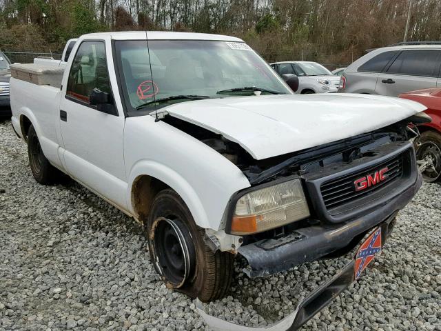 1GTCS1455YK301141 - 2000 GMC SONOMA WHITE photo 1