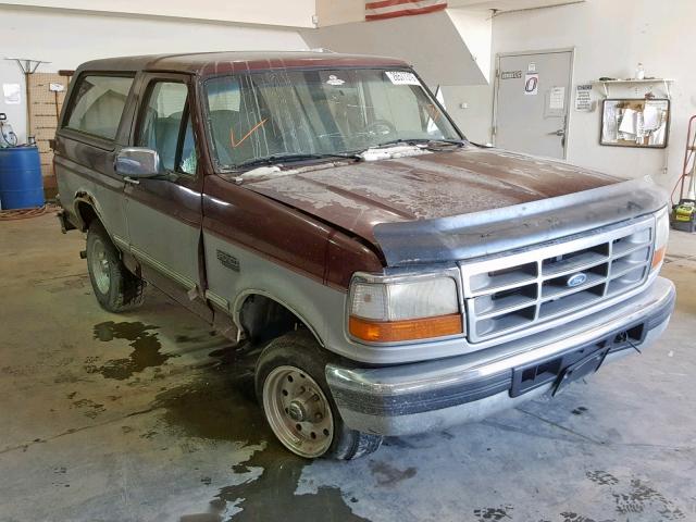 1FMEU15H7TLB86181 - 1996 FORD BRONCO U10 MAROON photo 1