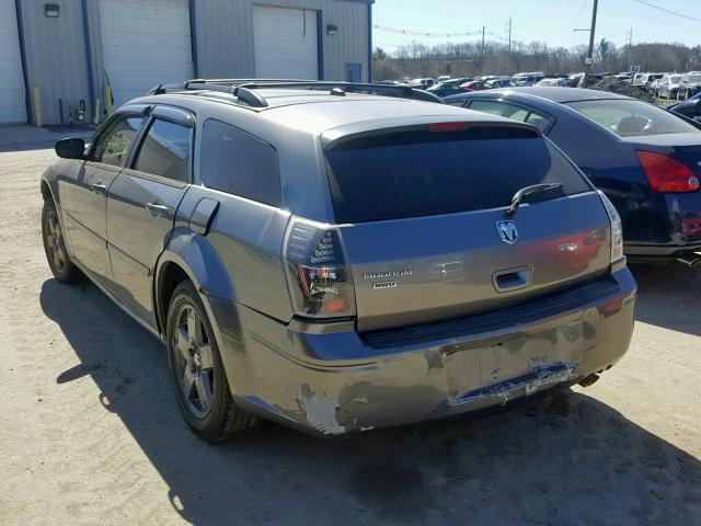 2D4GZ48V65H579464 - 2005 DODGE MAGNUM SXT GRAY photo 3