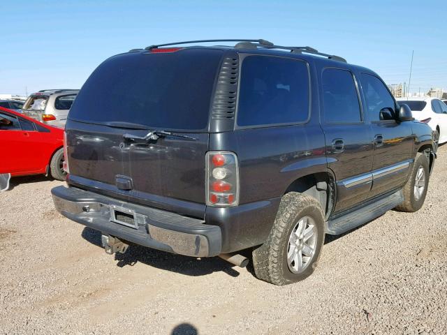 1GKEC13T95R137566 - 2005 GMC YUKON GRAY photo 4