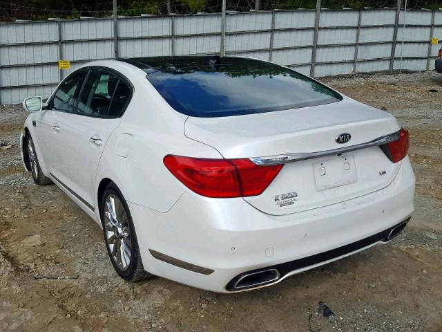 KNALW4D47F6019003 - 2015 KIA K900 WHITE photo 3