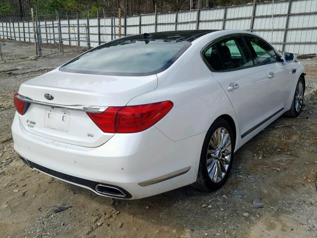 KNALW4D47F6019003 - 2015 KIA K900 WHITE photo 4