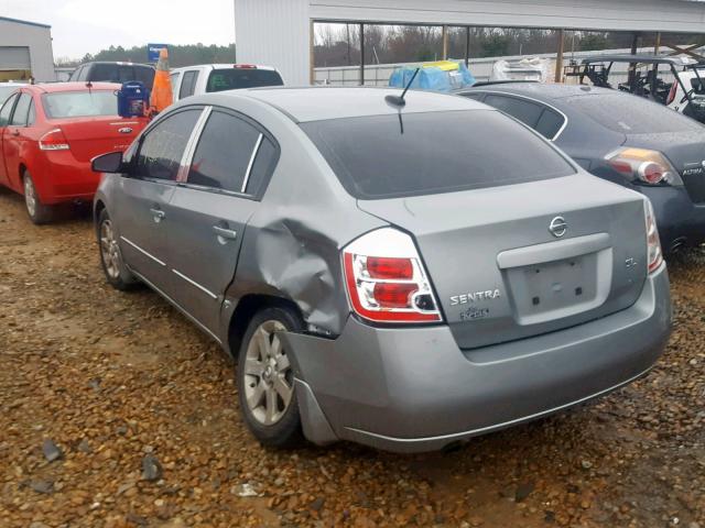 3N1AB61E48L646414 - 2008 NISSAN SENTRA 2.0 GRAY photo 3