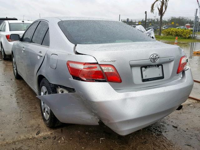 4T1BE46K27U181045 - 2007 TOYOTA CAMRY LE A SILVER photo 3