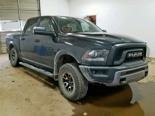 1C6RR7YT8HS779238 - 2017 RAM 1500 REBEL BLACK photo 1