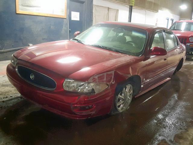 1G4HR54K94U161104 - 2004 BUICK LESABRE LI MAROON photo 2