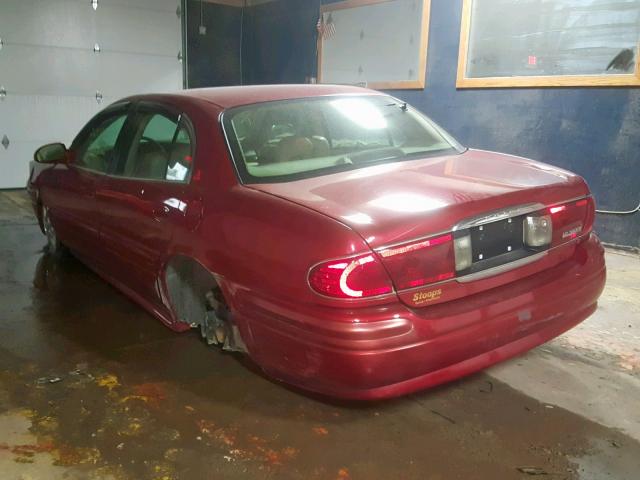 1G4HR54K94U161104 - 2004 BUICK LESABRE LI MAROON photo 3