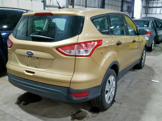 1FMCU0F78FUB81951 - 2015 FORD ESCAPE S GOLD photo 4