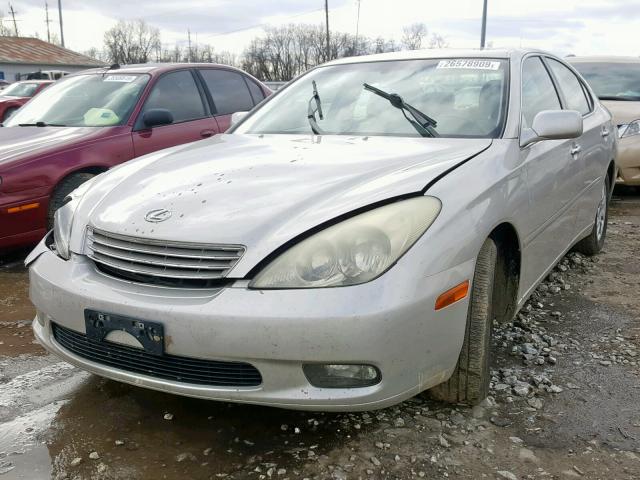 JTHBF30G230133237 - 2003 LEXUS ES 300 SILVER photo 2