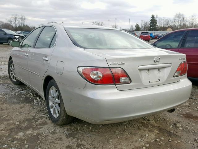 JTHBF30G230133237 - 2003 LEXUS ES 300 SILVER photo 3