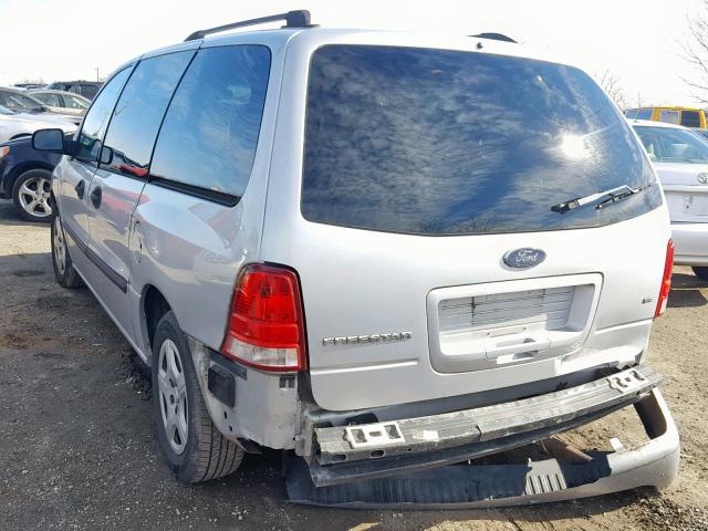 2FMZA51667BA01369 - 2007 FORD FREESTAR S SILVER photo 3