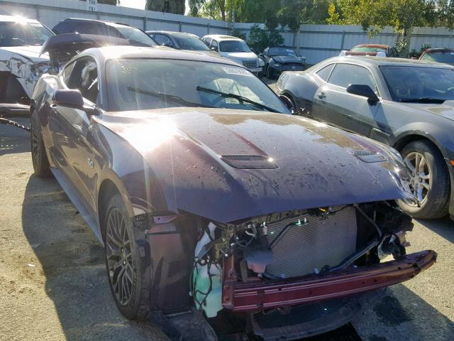 1FA6P8CF1J5109226 - 2018 FORD MUSTANG GT MAROON photo 1