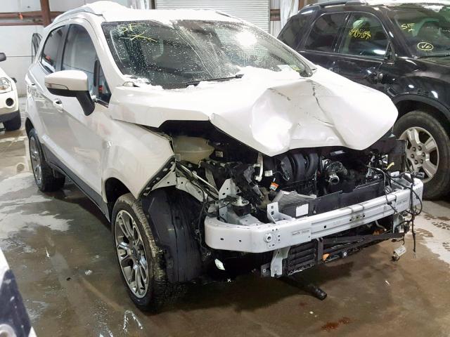 MAJ6P1WLXJC159563 - 2018 FORD ECOSPORT T WHITE photo 1