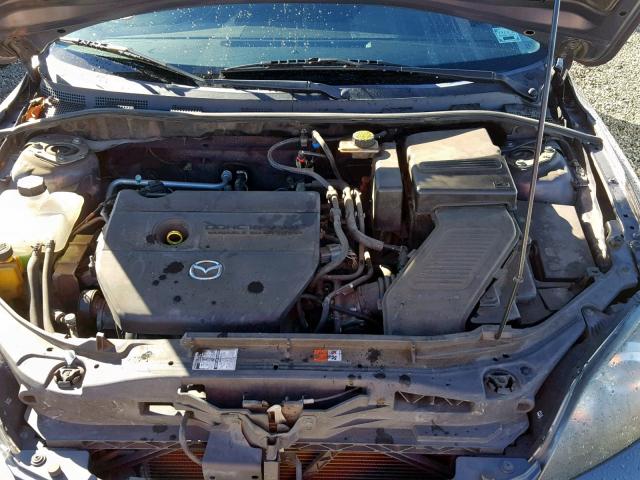 JM1BK344491210268 - 2009 MAZDA 3 S GRAY photo 7