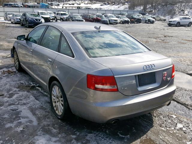 WAUDH74F86N127928 - 2006 AUDI A6 3.2 QUA GRAY photo 3