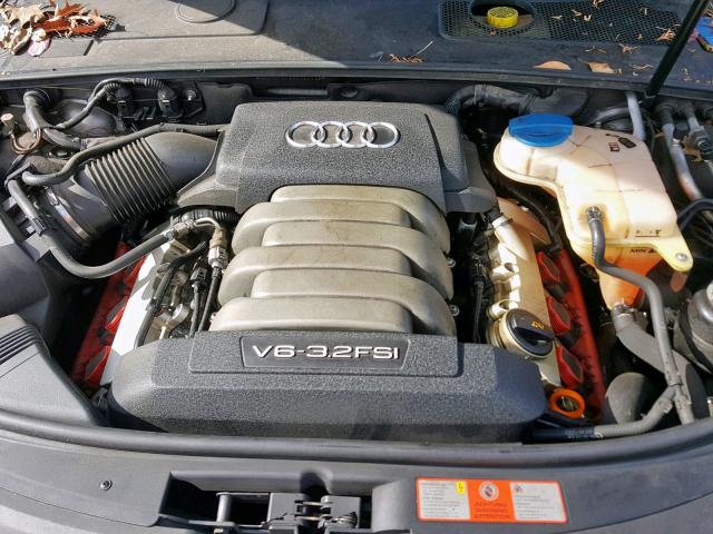 WAUDH74F86N127928 - 2006 AUDI A6 3.2 QUA GRAY photo 7