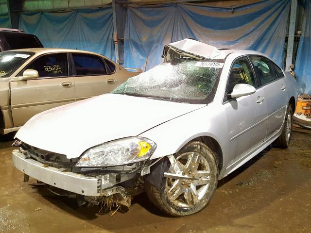 2G1WB5E31E1115893 - 2014 CHEVROLET IMPALA LIM SILVER photo 2