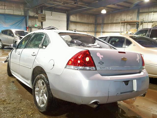 2G1WB5E31E1115893 - 2014 CHEVROLET IMPALA LIM SILVER photo 3