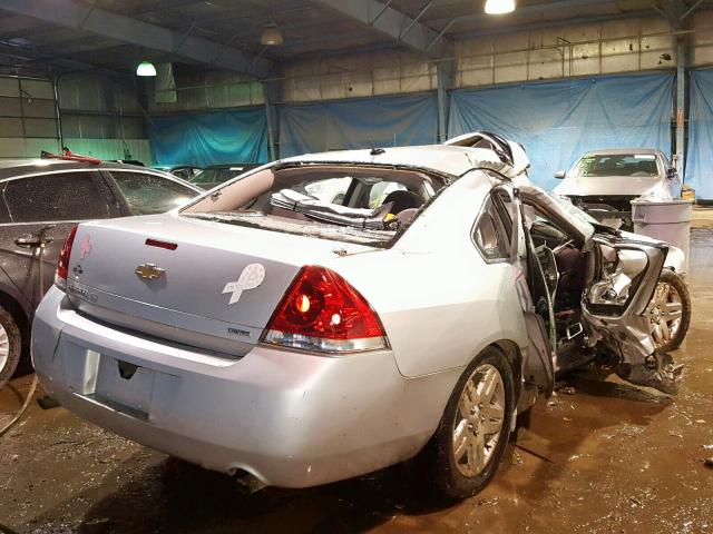 2G1WB5E31E1115893 - 2014 CHEVROLET IMPALA LIM SILVER photo 4