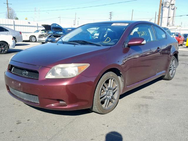 JTKDE177X50004388 - 2005 TOYOTA SCION TC იასამნისფერი ფოტო 2