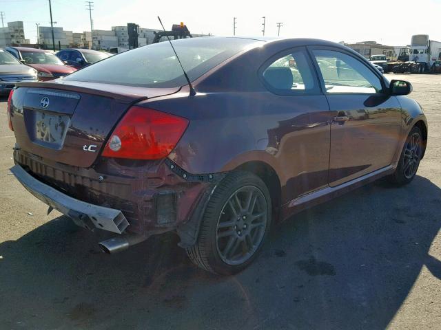 JTKDE177X50004388 - 2005 TOYOTA SCION TC იასამნისფერი ფოტო 4