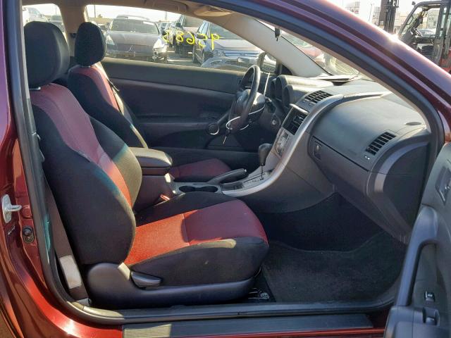 JTKDE177X50004388 - 2005 TOYOTA SCION TC იასამნისფერი ფოტო 5