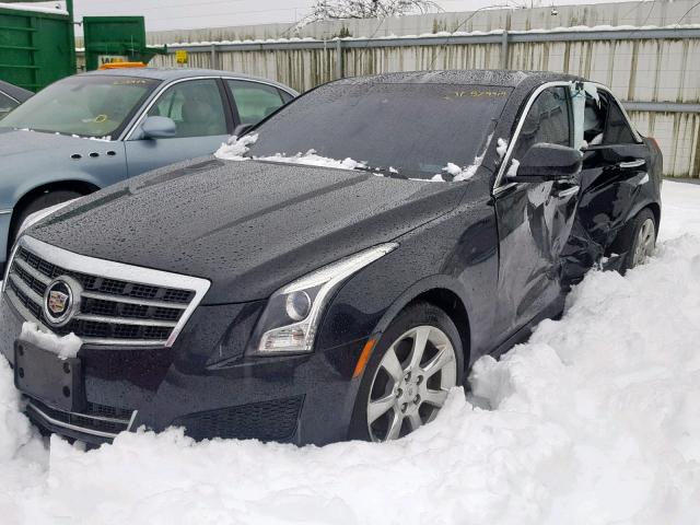 1G6AB5RX1D0156164 - 2013 CADILLAC ATS LUXURY BLACK photo 2