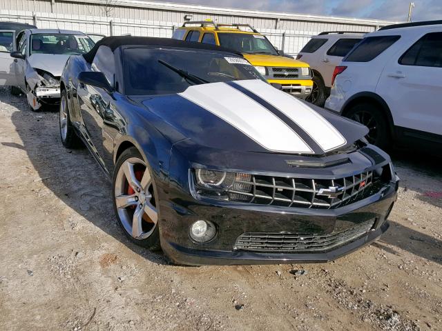 2G1FK3DJXB9183921 - 2011 CHEVROLET CAMARO 2SS BLACK photo 1