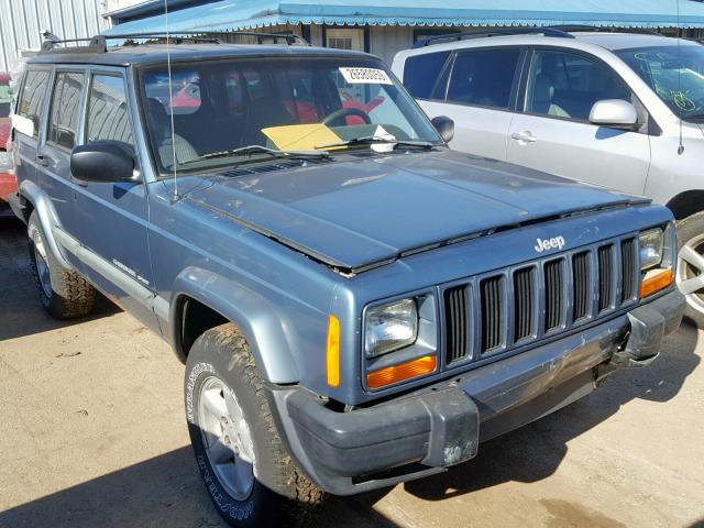 1J4FF68S1XL512578 - 1999 JEEP CHEROKEE BLUE photo 1