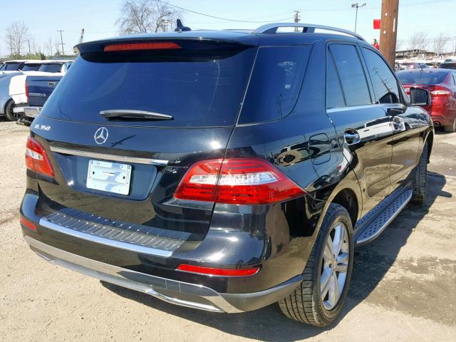 4JGDA5JB4FA537867 - 2015 MERCEDES-BENZ ML 350 BLACK photo 4