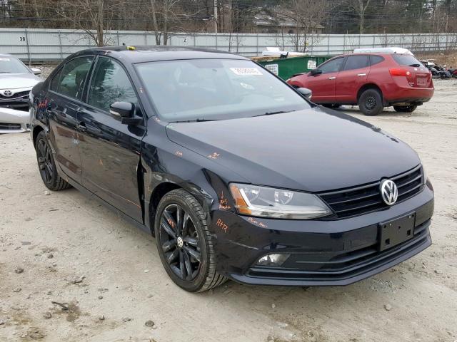 3VWD17AJ1JM237879 - 2018 VOLKSWAGEN JETTA SPOR BLACK photo 1