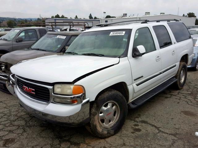 1GKFK16T32J231374 - 2002 GMC YUKON XL K WHITE photo 2