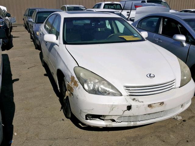 JTHBF30G220025442 - 2002 LEXUS ES 300 WHITE photo 1