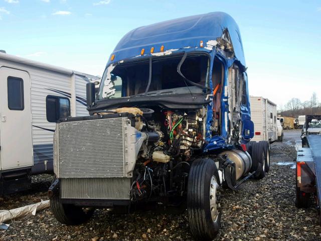 3AKJGLD58ESFZ3748 - 2014 FREIGHTLINER CASCADIA 1 BLUE photo 2