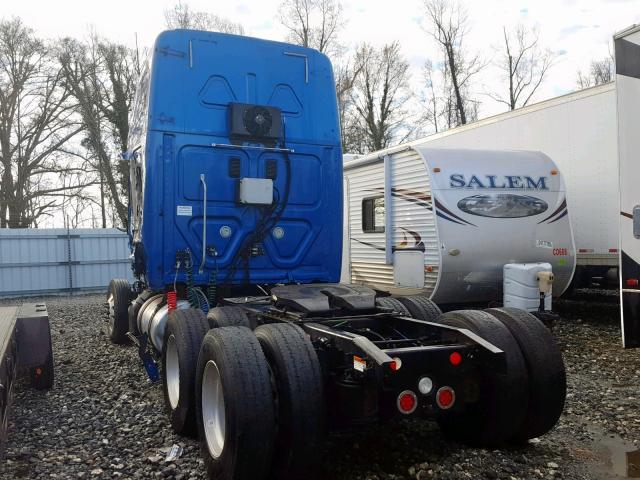 3AKJGLD58ESFZ3748 - 2014 FREIGHTLINER CASCADIA 1 BLUE photo 3