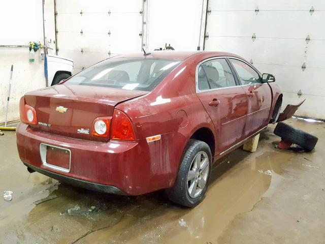 1G1ZD5E13BF286008 - 2011 CHEVROLET MALIBU 2LT RED photo 4