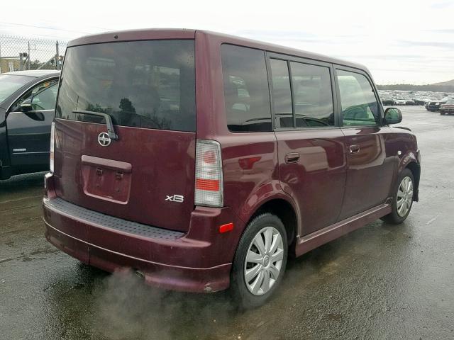JTLKT324550195106 - 2005 TOYOTA SCION XB 栗色 照片 4